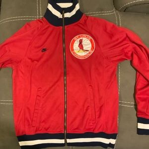 MLB x Nike Vintage Nike St. Louis Cardinals Jacket in Red, Men's (Size